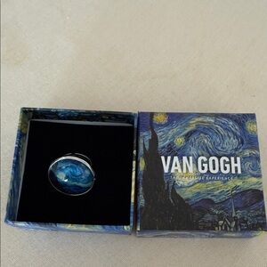 Artistic Van Gogh Starry Nights Ring
Adjustable